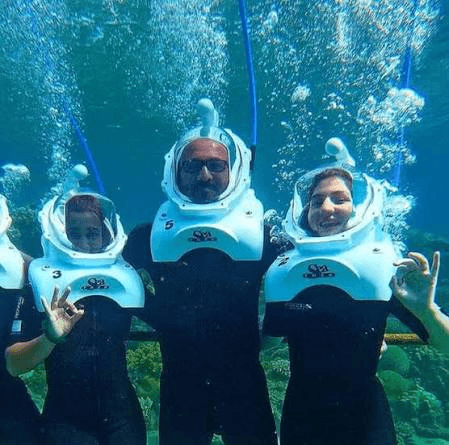 SeaTrek Helmet Diving – Walk Underwater! – 1