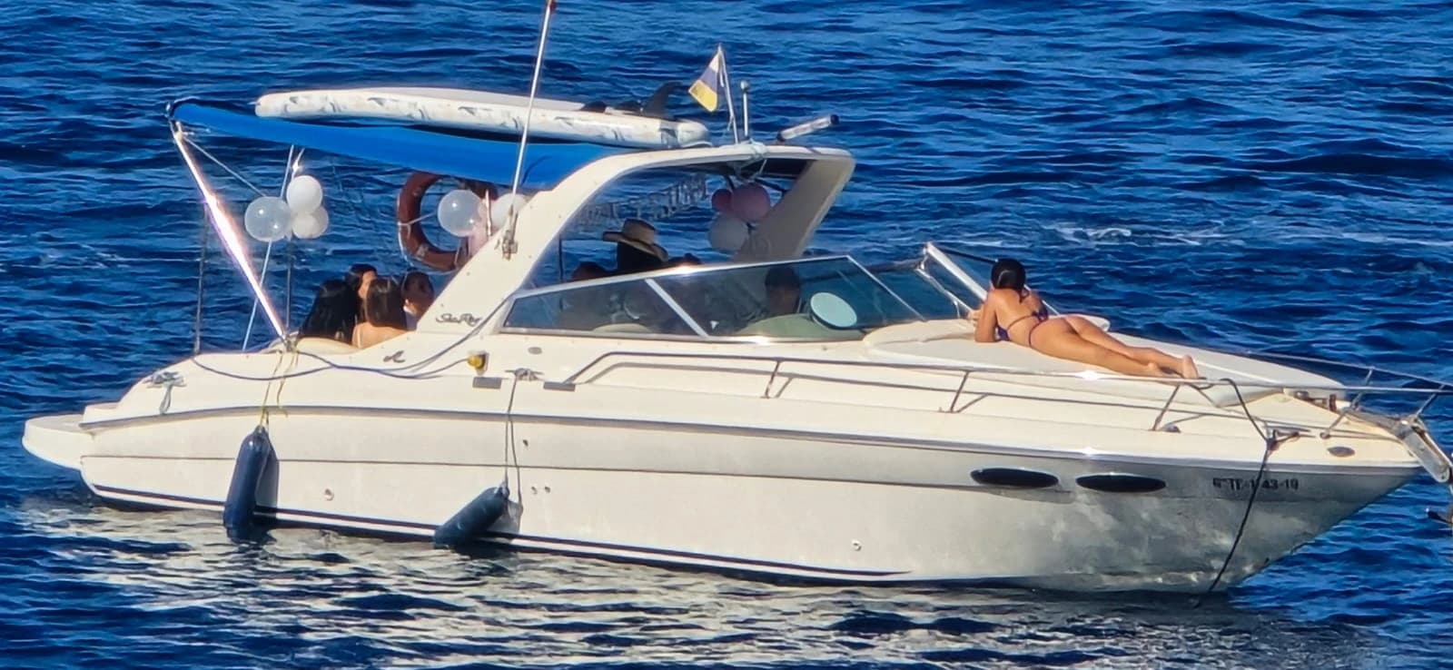 Private SunSeaker motor boat for 8 people cruising off South Tenerife – 2