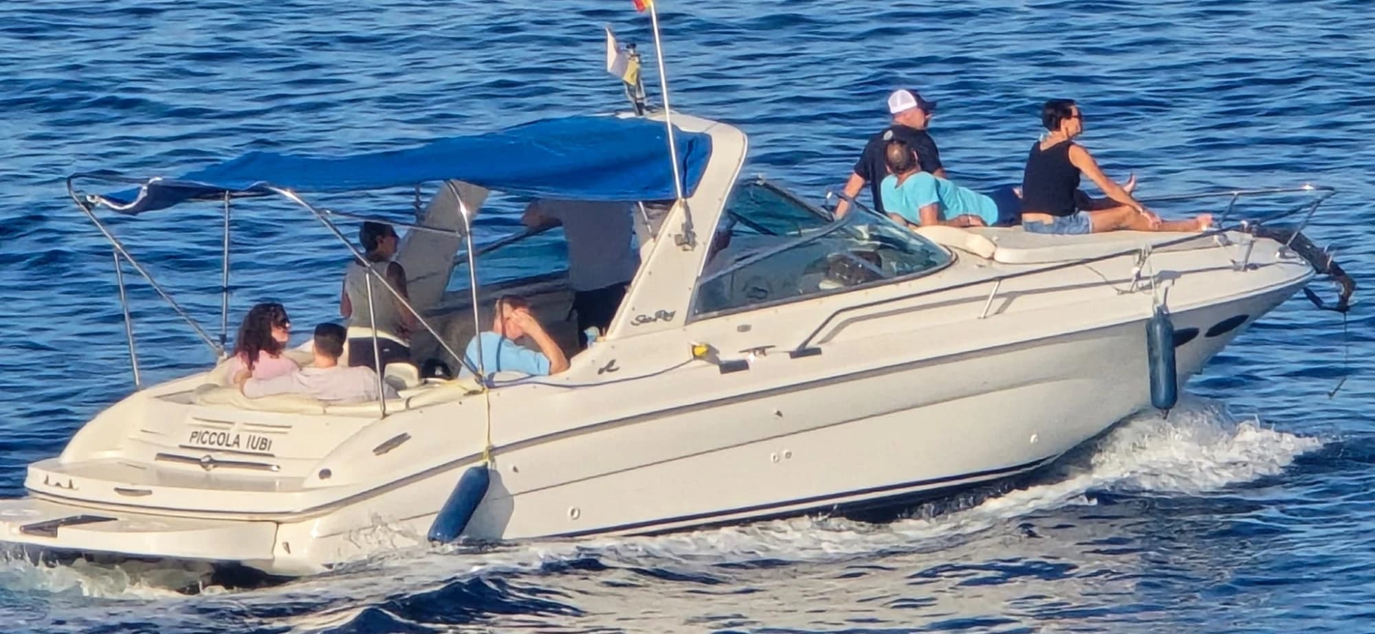 Private SunSeaker motor boat for 8 people cruising off South Tenerife – 1